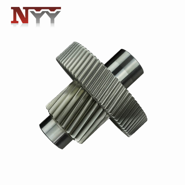 Marine impeller DIN class 6 gear shaft assembly
