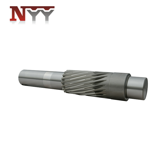 Plastic and rubber extruder 17CrNiMo6 M3.25 tooth grinding gear shaft