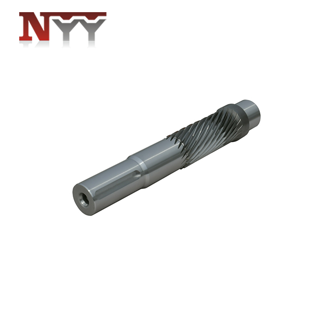 Plastic and rubber extruder high speed gearbox 17CrNiMo6 M2.5 heavy load tooth grinding gear shaft