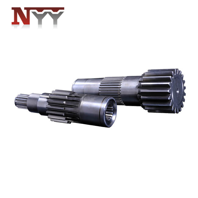 Mining machinery gear shaft with spline
