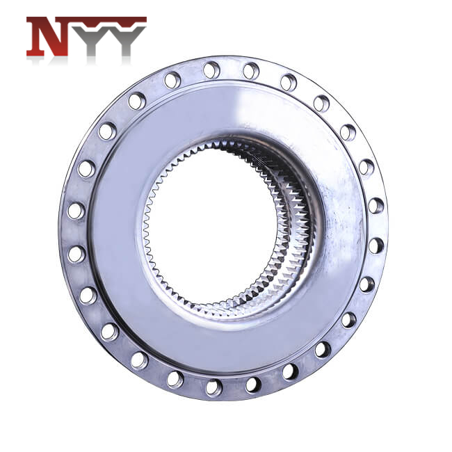 Wind turbine nitriding gear