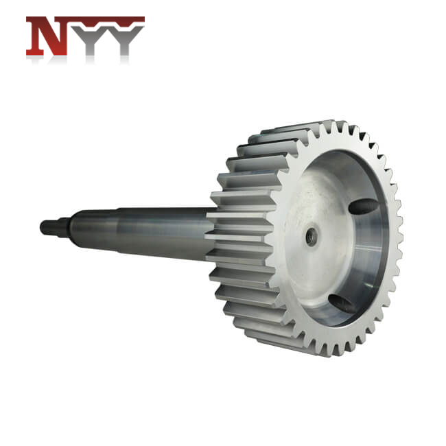 Metallurgy machinery soft tooth flank ISO grade 7 gear shaft